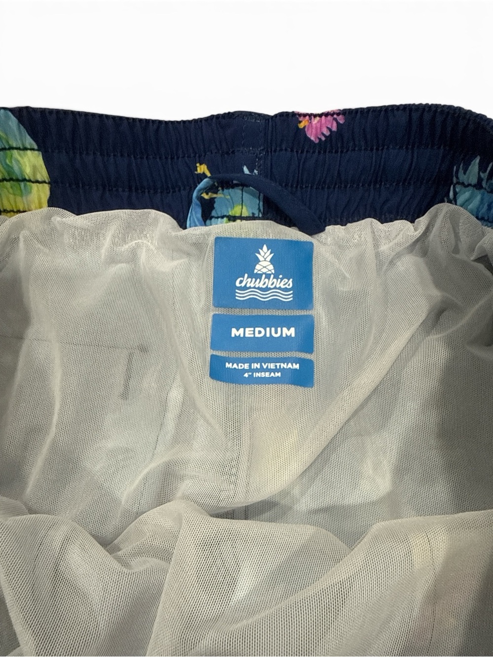 NWOT Chubbies The Fowl Play Men’s Medium 4” Swim Trunks - Picture 3 of 4